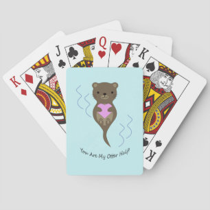 You are My Otter Half Poker Cards