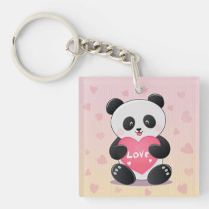 You Are My Panda-mic Love Keychain