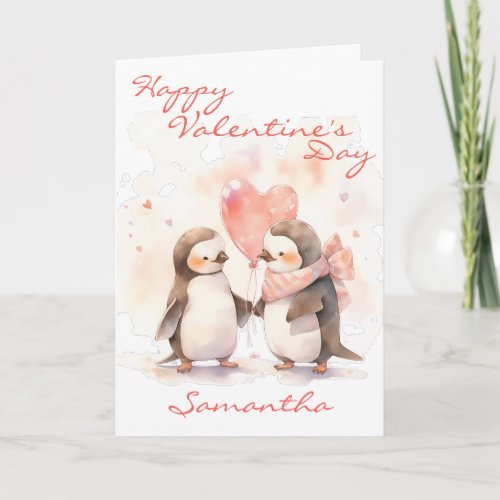 You are my Penguin Cute Valentines Day Card