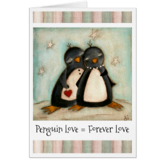 You Are My Penguin - Valentines Day Card