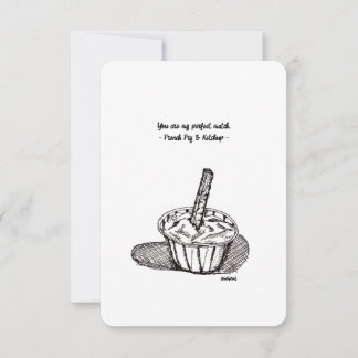 You Are My Perfect Match, Flat Card