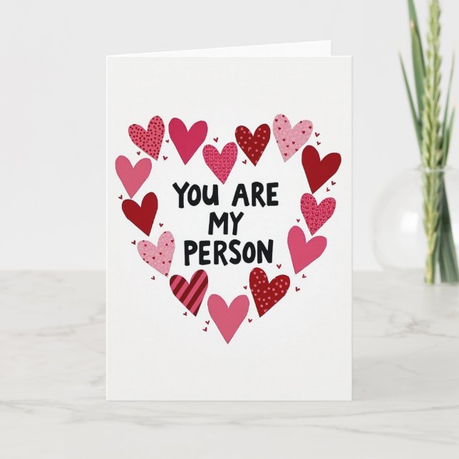 You Are My Person Romantic Card (Front)