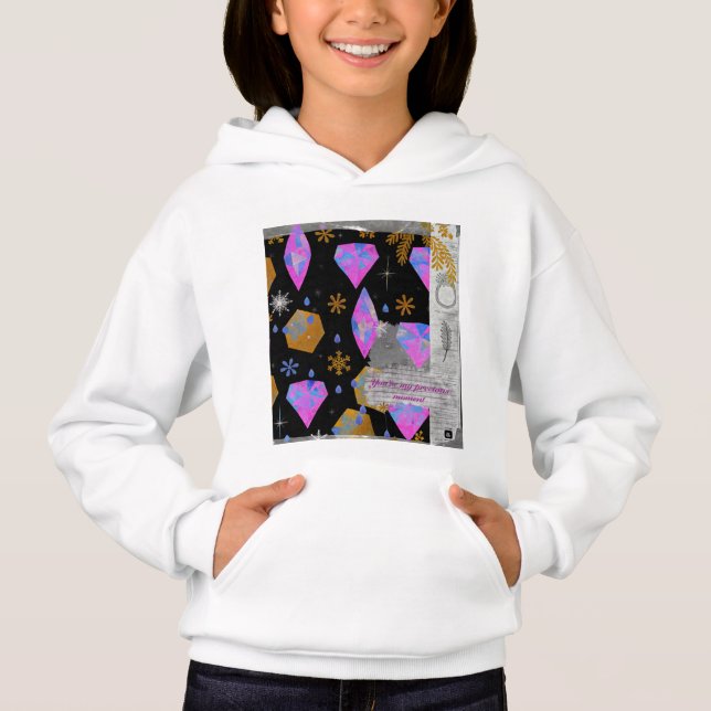 You Are My Precious Moment Girls Hoodie  Descripti (Front)