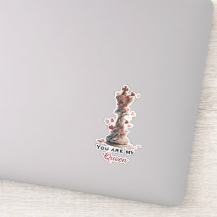 You Are My Queen Chess Valentine's Day Sticker