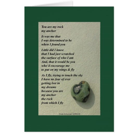 You Are My Rock... Cards (Front)