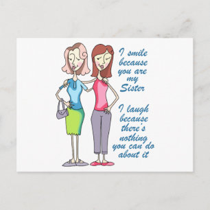 You are my Sister Postcard