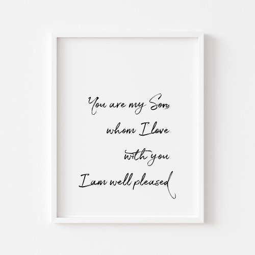 You are my son print