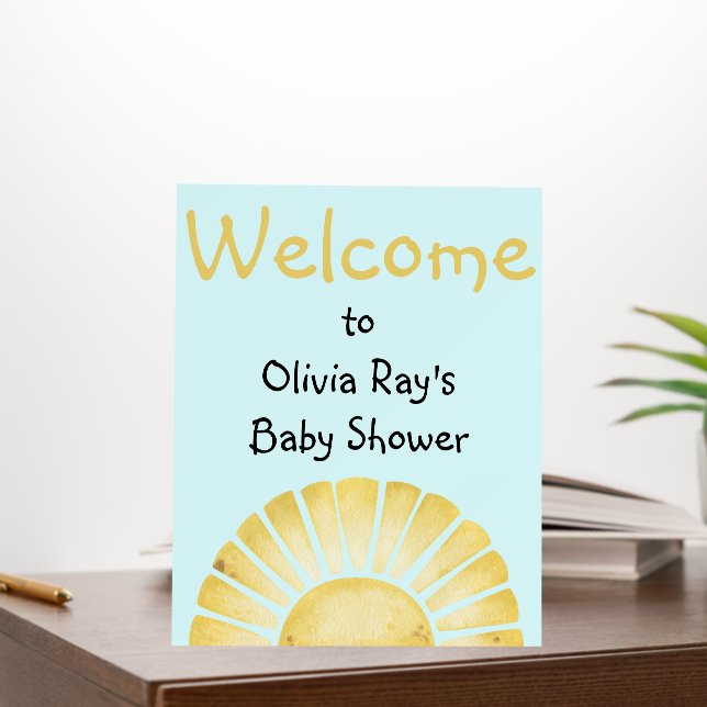 You are my Sonshine baby shower Foam Board (In Situ (Office))