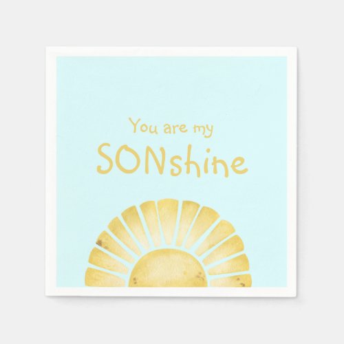 You are my Sonshine baby shower Napkins