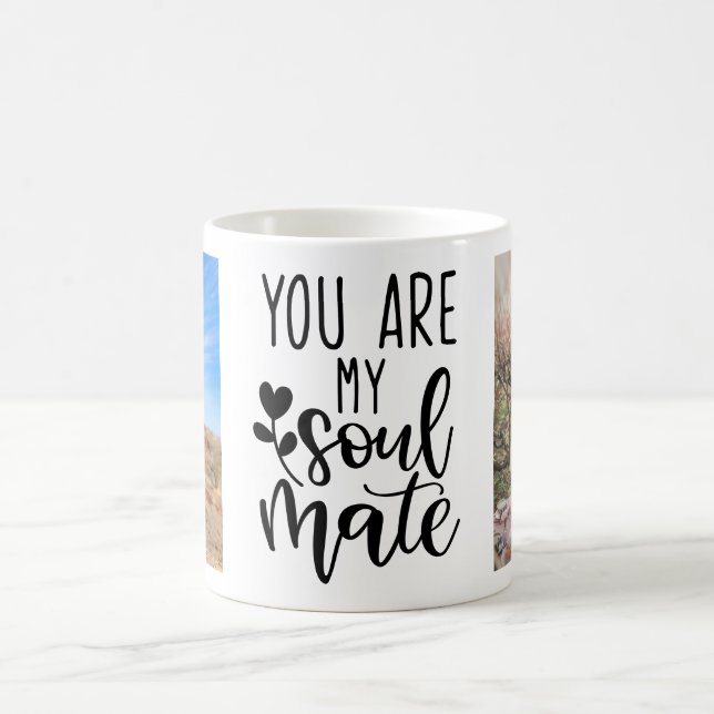 You Are My Soulmate Personalized Coffee Mug (Center)