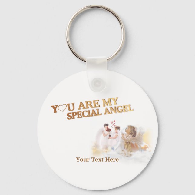 You Are My Special Angel – Customize It! Keychain (Front)