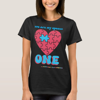 You are my special one ribbon puzzle Autism Awaren T-Shirt