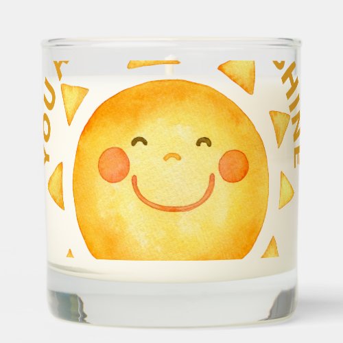 You are my sun shine scented candle