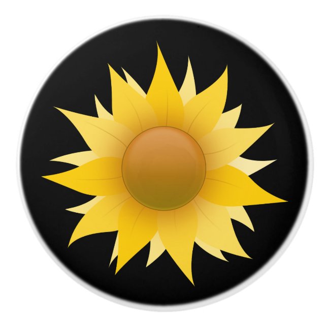 You Are My Sunflower Ceramic Knob (Front)