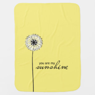 dandelion baby blanket