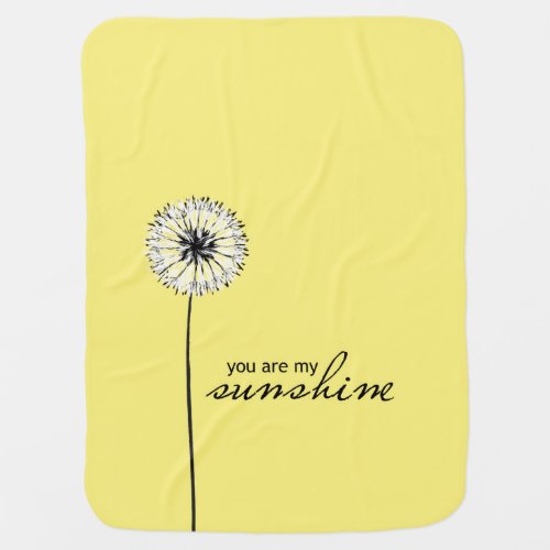 You Are My Sunshine 01 Baby Blanket