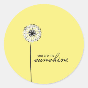 You Are My Sunshine 01 Classic Round Sticker