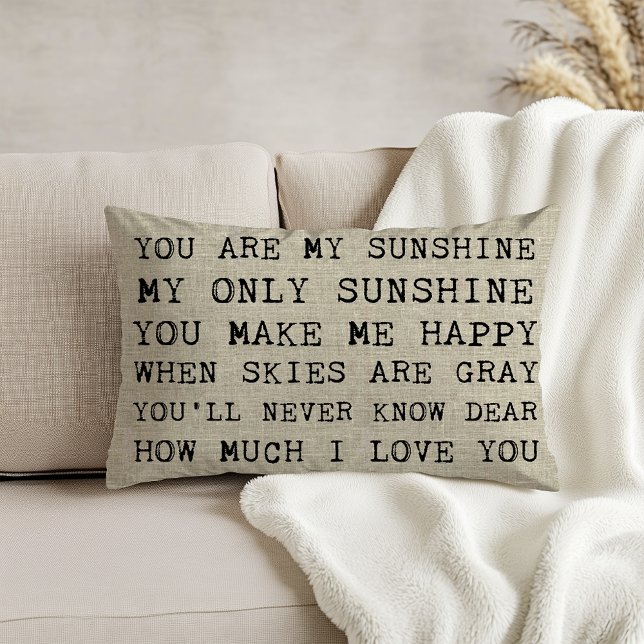 YOU ARE MY SUNSHINE | Accent Pillow (Creator Uploaded)
