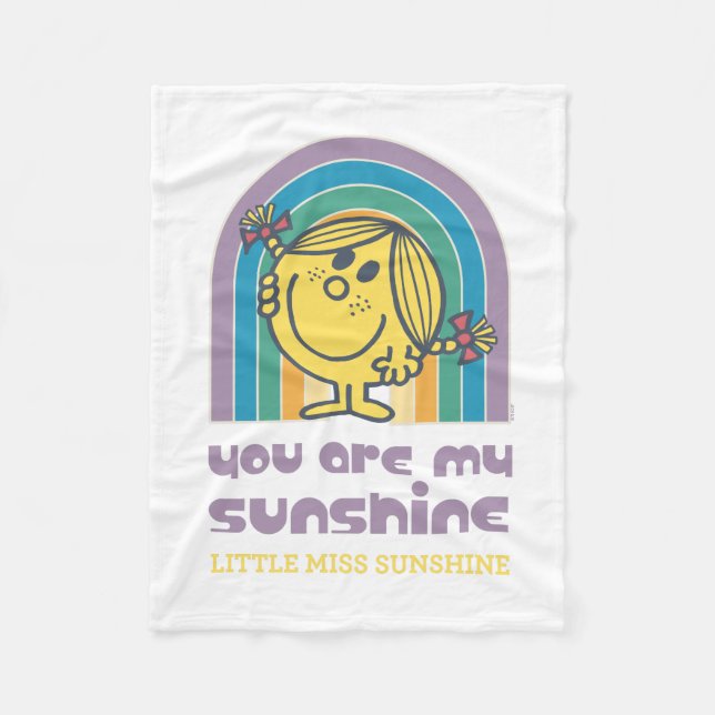You Are My Sunshine Arch Fleece Blanket (Front)