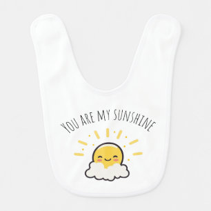 You Are My Sunshine Baby Bib
