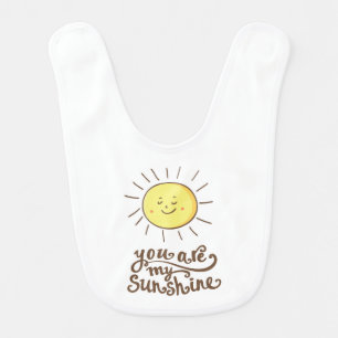 You Are My Sunshine Baby Bib