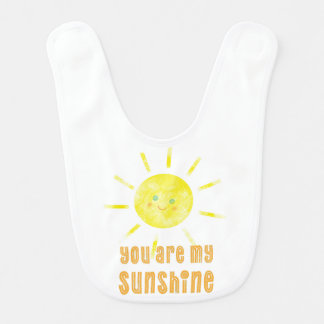You Are My Sunshine Baby Bib