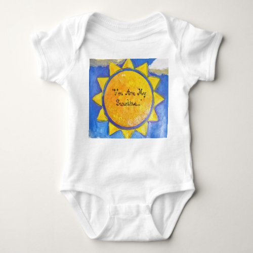 You Are My Sunshine Baby Bodysuit