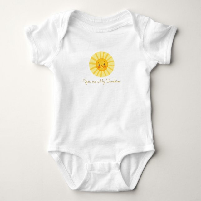 You are my Sunshine  Baby Bodysuit (Front)