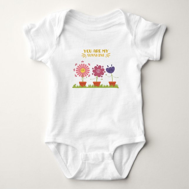 You Are My Sunshine Baby Bodysuit (Front)