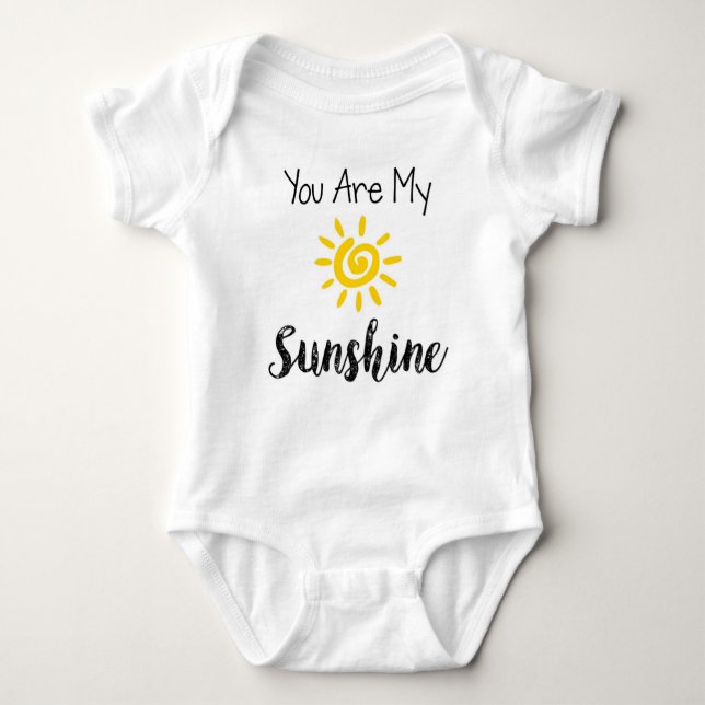 You Are My Sunshine Baby Bodysuit (Front)