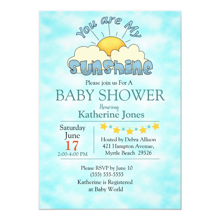 zazzle baby boy shower invitations