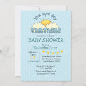 You Are My Sunshine Baby Boy Shower Invitation (Front)