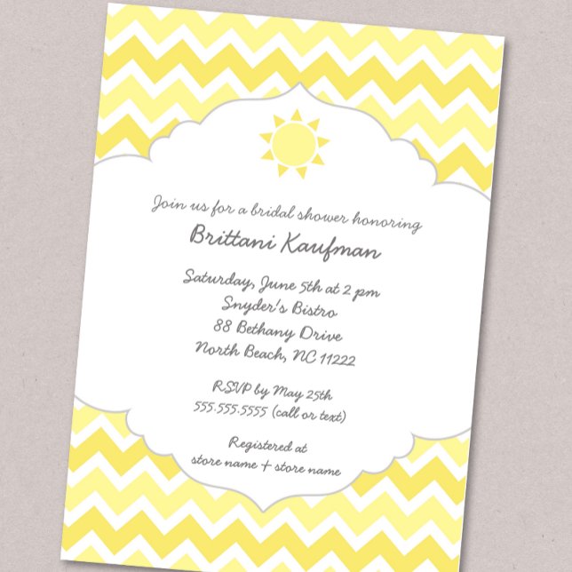 You are my sunshine baby bridal shower invite (Creator Uploaded)