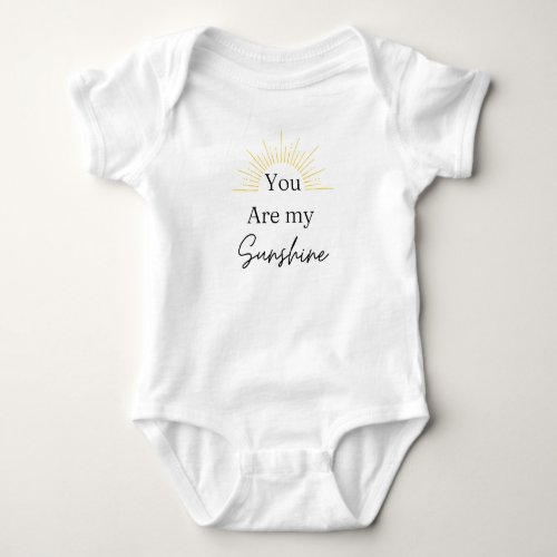 You are my sunshine Baby One_Piece Baby Bodysuit