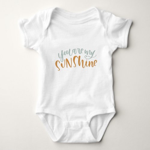 You Are My Sunshine Baby Outfit Baby Bodysuit