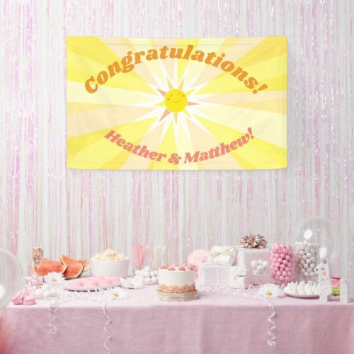 You are my Sunshine Baby Shower  Banner