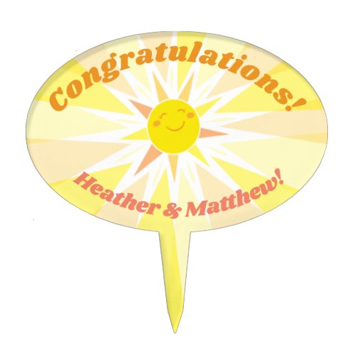 You are my Sunshine Baby Shower  Cake Topper