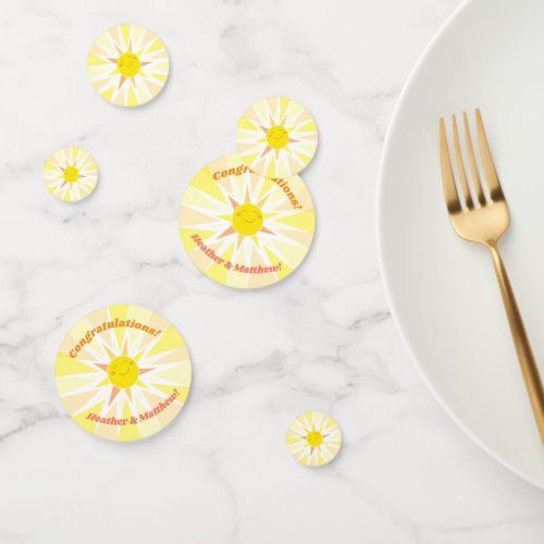 You are my Sunshine Baby Shower Confetti