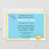 You Are My Sunshine Baby Shower Invitation (Back)