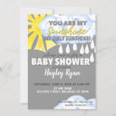 You Are My Sunshine Baby Shower Invite (Front)