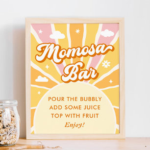 You are my Sunshine Baby Shower Momosa Bar Poster