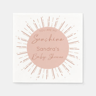 You Are My Sunshine Baby Shower Napkins