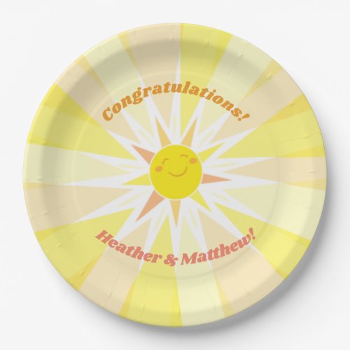 You are my Sunshine Baby Shower  Paper Plates