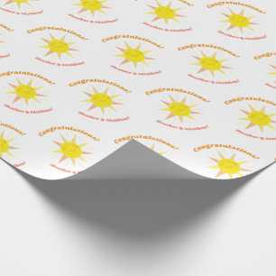 You are my Sunshine Baby Shower Wrapping Paper