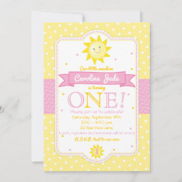 You are My Sunshine Birthday Invitation | Zazzle