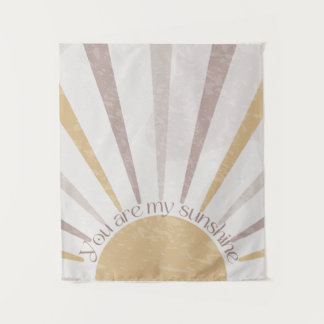 You are my sunshine boho sun tapestry