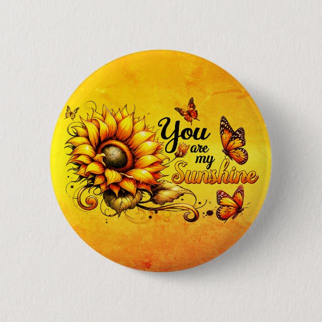 You are my sunshine button (Front)