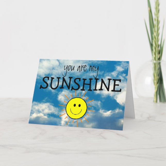 You are my Sunshine Card (Front)