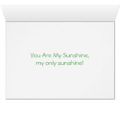 You are my sunshine cards (Inside Horizontal (Bottom))