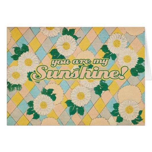 You are my SUNSHINE Cards (Front Horizontal)